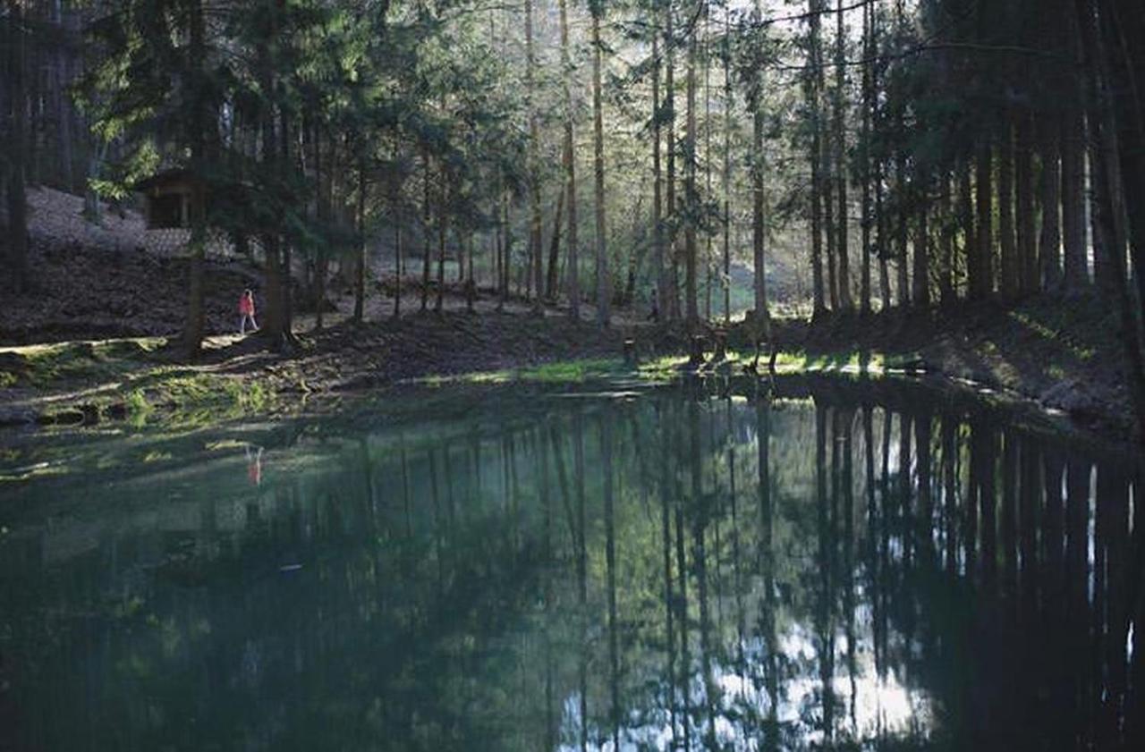 Ferienhaus "Baeren Ecke" Am See Im Bergland เคียร์ชไฮม์ ภายนอก รูปภาพ